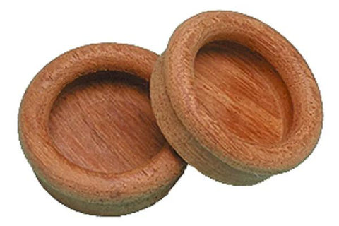 Round Teak Drawer Pull