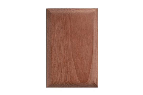Teak Blank Outlet Covers