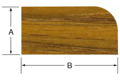 Teak Stop Molding - 5 ft