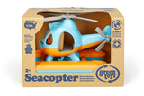 Green Toys Seacopter (Color: Light Blue & Orange) (Front View of Seacopter in product packaging)