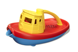 Green Toys Tugboat (Colors: Yellow handle, blue & red hull) (Front/Side View)