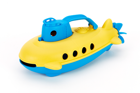 Green Toys Submarine (Color: yellow & blue) (Side View)