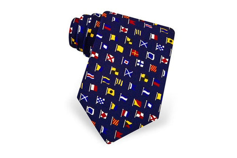 A-Z International Code Flags Tie