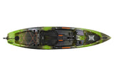 Perception Pescador Pilot 12 (Color: Moss Camo) (Top View)