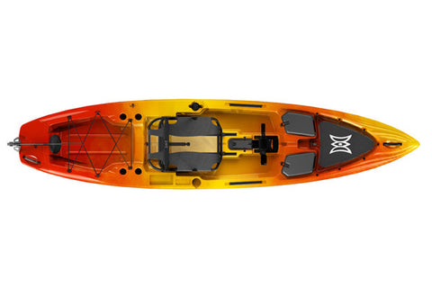 Perception Pescador Pilot 12 (Color: Sunset) (Top View)